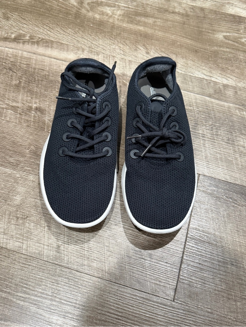 Allbirds Men's Size 9 Tree Runner Jet Black/White